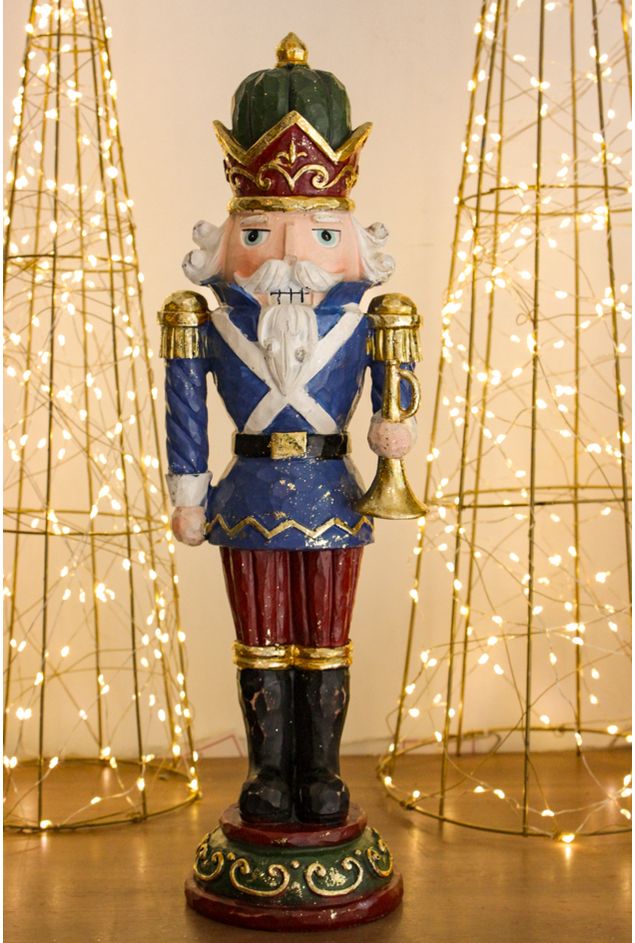 Soldado de Chumbo Luxo Azul Natal -1-